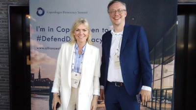 Lotte Thor Høgsberg (CCO) og Thomas Eriksson (CEO)