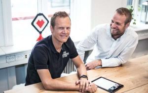 Co-founder af Famly, Anders Laustsen og Henrik Rasmussen