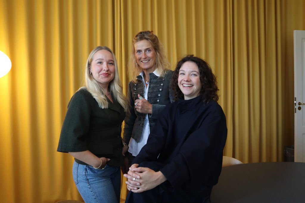 Fra venstre: Amanda Wienberg-Hansen, Lotus Søs Nellemann og Nele Kieseritzky