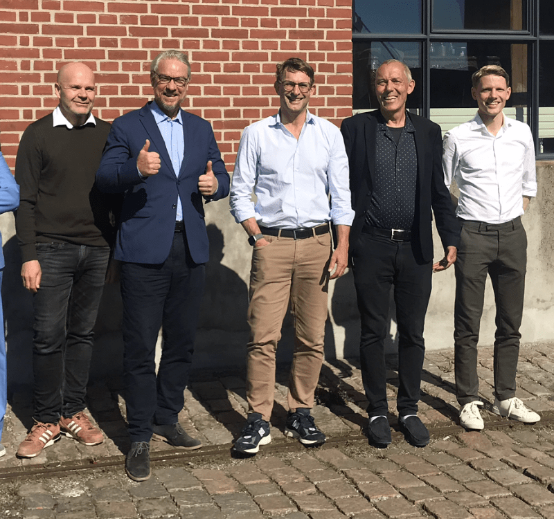 De seks vindere - fra ventre: Best Cross-Border Angel of the Year: Phaedria Marie St. Hilaire, Most Active Angel of the Year: Nicolaj Højer Nielsen, Inspiring Angel of the Year: Kristian Lautrup-Nielsen, Lead Angel of the Year: Claus Hansen, Business Angel of the Year: Jesper Højberg Christensen, Rising Star of the Year: Peter Troensegaard