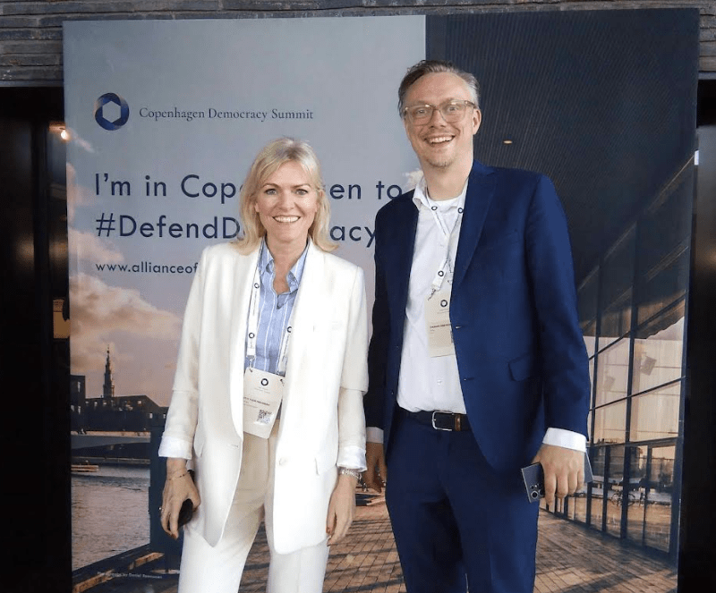 Lotte Thor Høgsberg (CCO) og Thomas Eriksson (CEO)